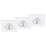 Trio ZAGROS 650610331 Inbouwspot 3x5.5w/led 3000k 345lm ip65