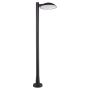 Italux PIOMBINO 66915/BK-9 Vloerlamp 1x12W/LED 1080LM IP44