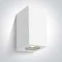 One Light Outdoor Cube 67142K/W Applique murale 2x6W/GU10 IP65