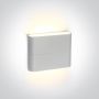 One Light Outdoor Slim Range Up & down 67376/W/W Applique murale 2x3W/LED 3000K 210lm IP54
