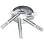 Trio BOLSA 682410506 Lampe de plafond 5x3.1w/led 3000k 310lm ip44