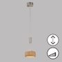 Fischer&Honsel SHINE-WOOD 61075 Hanglamp 1x9W/LED 2700K 950 lm IP20