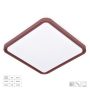 Prezent FLOREN SQ 71329 Plafonnier 1x33W/LED 2500lm IP20