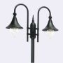 Norlys FIRENZE 820B Straatlantaarn 2x9W/E27 IP54