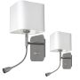 Milagro NAPOLI ML63600 Wandlamp 1xE27+ 1W LED 4000K 90LM IP20