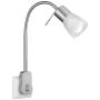 Trio LEVISTO 891010107 Wandlamp met stopcontact 1x28w/e14 3000k 470lm ip20
