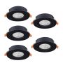 Eglo BARRANCO 902266 Spot encastré 5x4.5W/LED 2700K, 4000K, 6500K 5X450lm ip20
