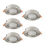 Eglo BARRANCO 902269 Inbouwspot 5x4.5W/LED 2700K, 4000K, 6500K 5X450lm ip20