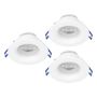 Eglo SALABATE 902272 Inbouwspot 3x5W/LED 2700K, 4000K, 6500K 3X540lm ip65