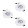 Eglo SALICETO 902277 Inbouwspot 3x4.8W/LED 2700K 3X450lm ip20