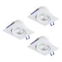 Eglo SALICETO 902283 Inbouwspot 3x4.8W/LED 2700K 3X450lm ip20