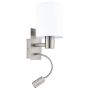 Eglo PASTERI 96477 Wandlamp 1x40W/E27 + 1X3,5W/LED 380LM