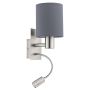 Eglo PASTERI 96479 Wandlamp 1x40W/E27 + 1X3,5W/LED 380LM