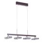 Italux METIS AD16002-8A COFFEE Hanglamp 8x4,8W/LED IP20