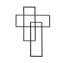AZzardo QUADRATUS AZ2994 Applique murale 1x72W/LED 4080LM