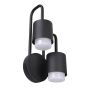 Italux SORANO C49-2/BK-9 Applique murale 2x6W/LED 1550LM IP44