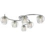 Dar Lighting ELMA ELM6450 Plafondlamp 6x40W/G9
