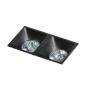 AZzardo PIO AZ1720 Inbouwspot 2x50W/MR16