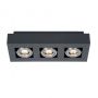 Italux CASEMIRO IT8002S3-BK/AL Spot en saillie 3x50W/GU10