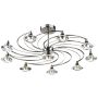 Dar Lighting LUTHER LUT2367 Plafondlamp 10x40W/G9