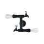 Italux CRILLO MBM-2568_2 BK Applique murale 2x40W/E14 IP20