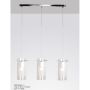 Italux BLEND MDF9489/3 Suspension lumineuse 3x60W/E27