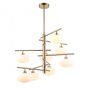 Italux FIORENZO MDM3661-8 BRO+W Lustre 8x25W/G9