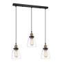 Italux FRANCIS MDM-2563/3 GD+CL Suspension lumineuse 3x40W/E27