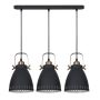 Italux FRANKLIN MD-HN8026S-3-B+RC Suspension lumineuse 3x60W/E27