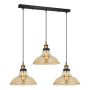 Italux HUBERT MDM-2381/3 GD+AMB Hanglamp 3x40W/E27
