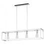 Italux SIGALO MD-BR4366-D4 CH Suspension lumineuse 4x60W/E27