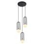 Italux SIMON MDM-3938/3 BK Hanglamp 1x25W/G9 IP20
