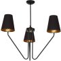 Milagro VICTORIA BLACK MLP4912 Kroonluchter 3x60W/E27 IP20