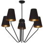 Milagro VICTORIA BLACK MLP4913 Kroonluchter 5x60W/E27 IP20