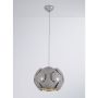 Italux SANTINA GREY P0317-01S-U1GM Hanglamp 1x26W/E27