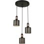 Italux RESTENZA PND-2439-3-BK Suspension lumineuse 3x40W/E27 IP20