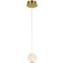 Italux ROSARIO PND-12220121-1A-GD Hanglamp 1x4,2W/LED 3200K 280LM IP20