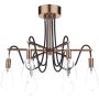 Dar Lighting SCROLL SCR0664 Lampe de plafond 6x20W/G4