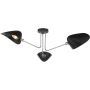Dar Lighting SEBASTIAN SEB0322 Lampe de plafond 3x40W/E14