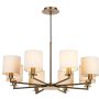 Dar Lighting TYLER TYL0863 Lustre 8x40W/E14