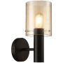 Italux SARDO RAIN WL-5581-1A-BK+RNAMB Applique murale 1x40W/E27 IP20