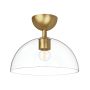 Elstead Lighting Jude ALM-JUDE-SF-GD-CL Plafondlamp 1x60W/E27 IP20