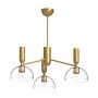Elstead Lighting Jude ALM-JUDE3-GD-CL Kroonluchter 3x60W/E27 IP20