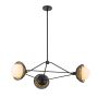 Elstead Lighting Perth ALM-PERTH3-BK Lustre 3x40W/E14 IP20
