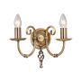 Elstead Lighting ARTISAN ART2-AGD-BRASS Applique murale 2x60W/E14