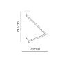 AZzardo ZYTA AZ4189 Voet 1x60W/E27 IP20