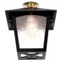 Elstead Lighting YORK BL6C-BLACK Plafondlamp 1x60W/B22 IP20