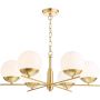 Dar Lighting Bombazine BOM0635 Kroonluchter 6x40w/e14