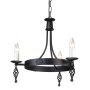 Elstead Lighting BELFRY BY3-BLACK Kroonluchter 3x60W/E14