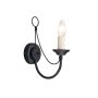 Elstead Lighting CARISBROOKE CB1-BLACK Applique murale 1x60W/E14